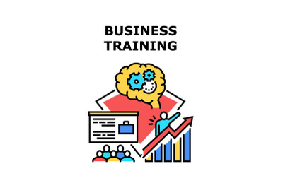 Educational Business Training Vector Concept Color