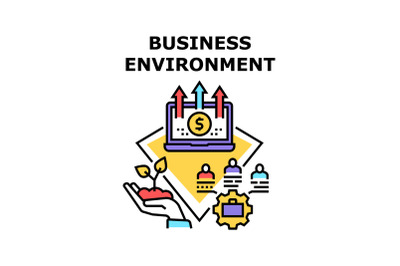 Business Environment Team Vector Concept Color
