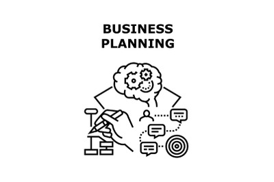 Business Planning Strategy Vector Concept Color