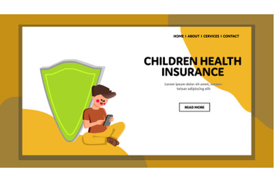 Children Health Insurance Protect Program Vector