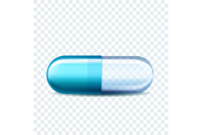 Medical Capsule Pill Disease Treatment Vector