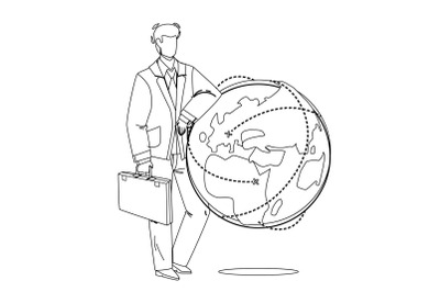 Global Business Managing Businessman Ceo Vector