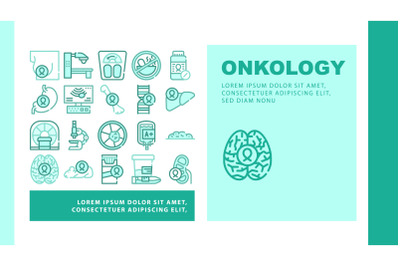 Oncology Examination Landing Header Vector