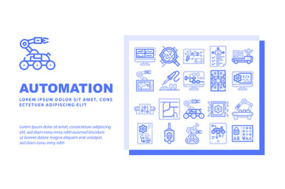 Automation Engineer Landing Header Vector