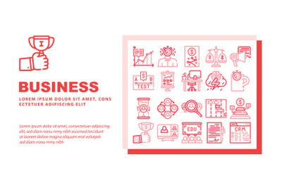 Business Situations Landing Header Vector