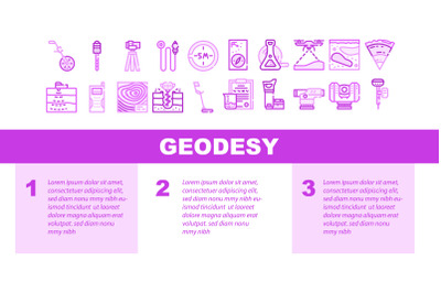 Geodesy Equipment Landing Header Vector