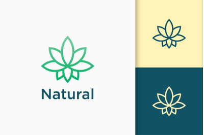 Leaf or Cannabis Pictorial Logo
