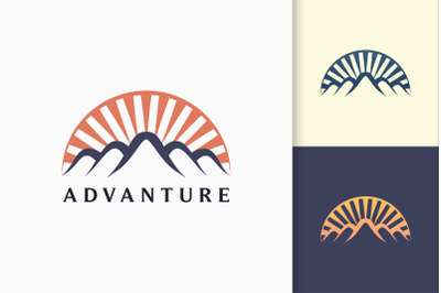 Mountain or Adventure Logo