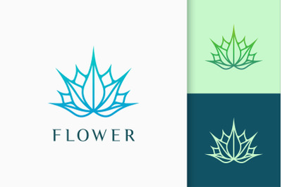 Lotus Herbal Logo in Luxury For Beauty