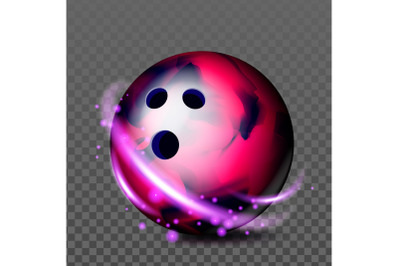 Bowling Ball Recreational Game Accessory Vector