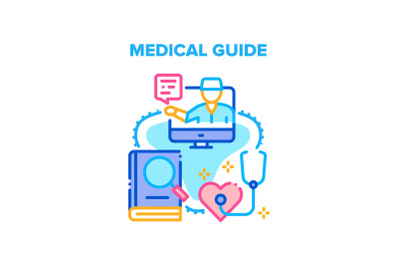 Medical Guide Vector Concept Color Illustration