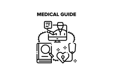 Medical Guide Vector Concept Color Illustration