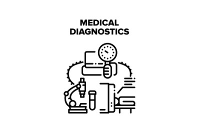 Medical Diagnostics Vector Concept Illustration