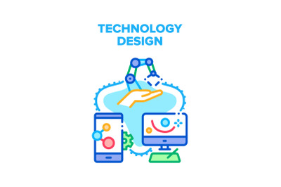 Technology Design Vector Concept Illustration