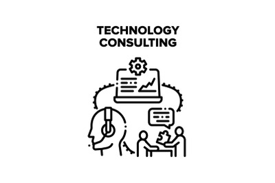 Technology Consulting Vector Concept Illustration