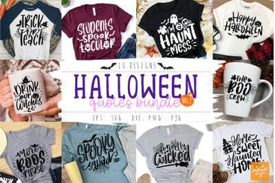 Halloween Quotes SVG Bundle Vol.2