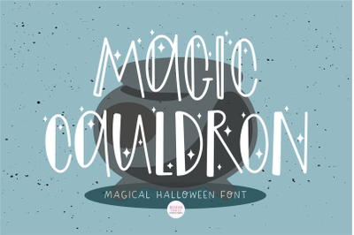MAGIC CAULDRON Halloween Witch Font