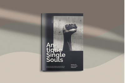 Antique Single Souls- Lifestyle Brochure Template