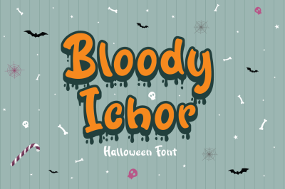 Bloody Ichor - Halloween Font