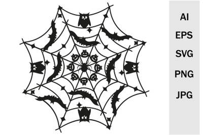 Festive Mandala Halloween SVG Files for Cricut