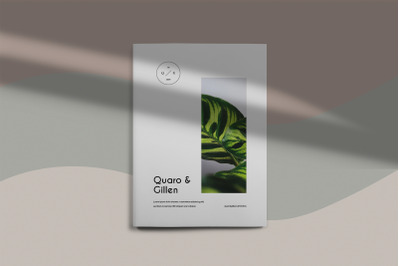 Quaro &amp;  Gillen - Botanical Brochure Template