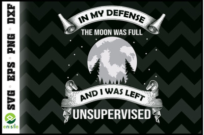 Full Moon Wiccan Witch Unsupervised