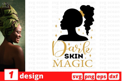 Dark skin magic SVG Cut File