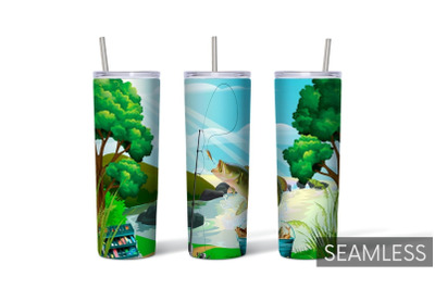 Fishing Tumbler Sublimation