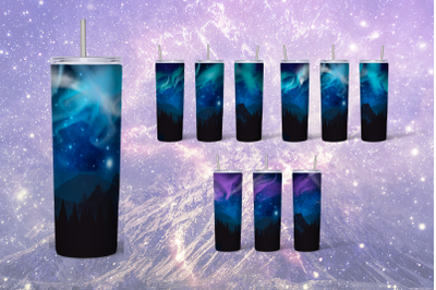 Northern Lights Tumbler Sublimation