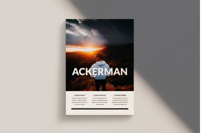 Ackerman - Magazine Template Indesign