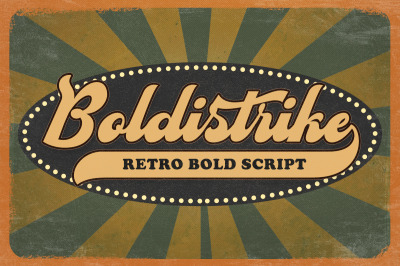 Boldstrike - Retro Bold Script