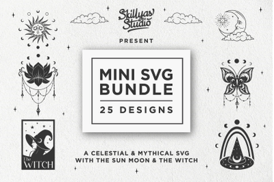 Celestial &amp; Mythical SVG Bundle