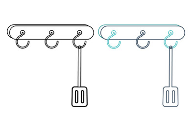 Kitchen Bundle Outline,Color Line 249