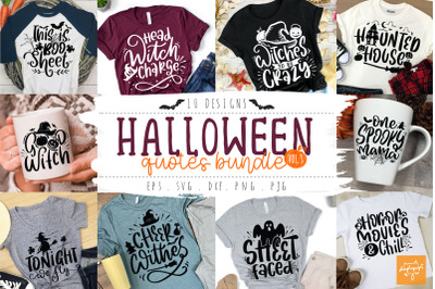 Halloween Quotes SVG Bundle Vol.3