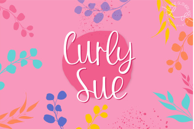 Curly Sue Script Font