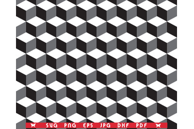 SVG Gray Rhombus, Seamless Pattern digital clipart