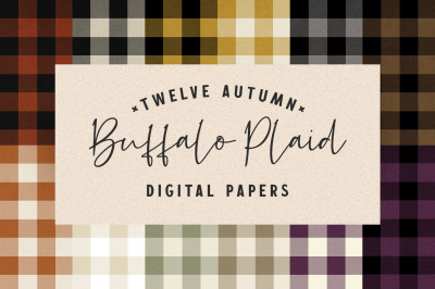 Autumn Buffalo Plaid