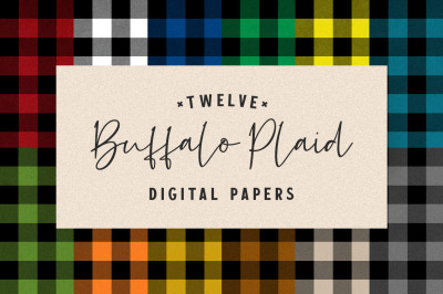 Bright Autumn Buffalo Plaid for Fall