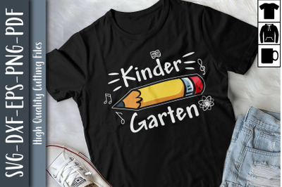 Kindergarten Back to School Pencil