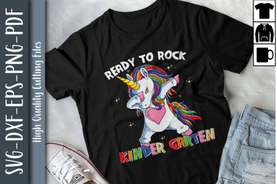 Ready To Rock Kindergarten Unicorn