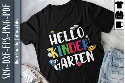 Hello Kindergarten Funny Back To School