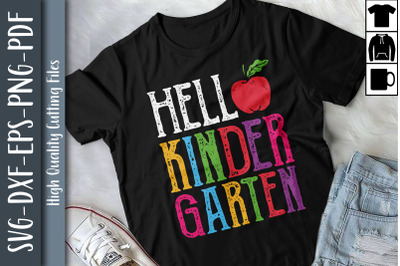 Hello Kindergarten Red Apple