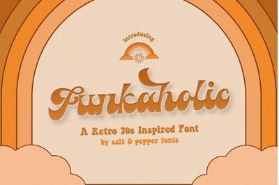 Funkaholic Font (Boho Fonts, Vintage Fonts, Retro Fonts)
