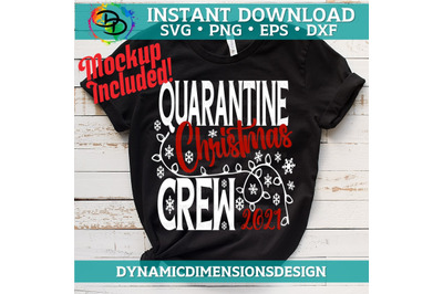 Quarantine Christmas Crew SVG File&2C; Group Christmas Svg&2C; Cut File. Cri