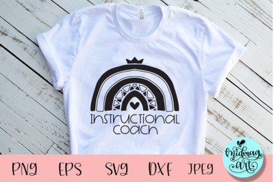 Instructional coach svg, school svg