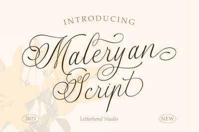 Maleryan Script - Modern Calligraphy