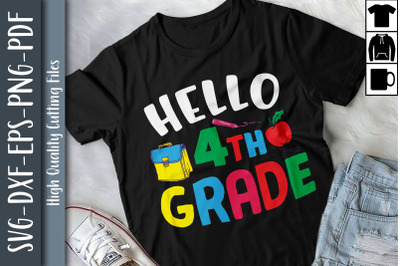 Hello Fourth Grade Back To School