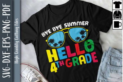 Bye Bye Summer Hello 4th Grade