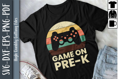 Game On Pre-K Back to School