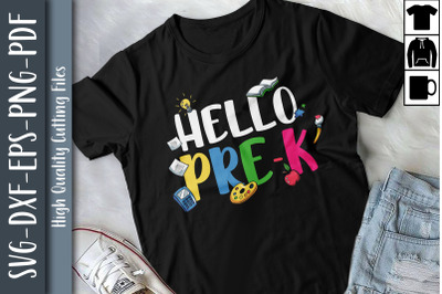 Hello Pre-K Funny Back To School